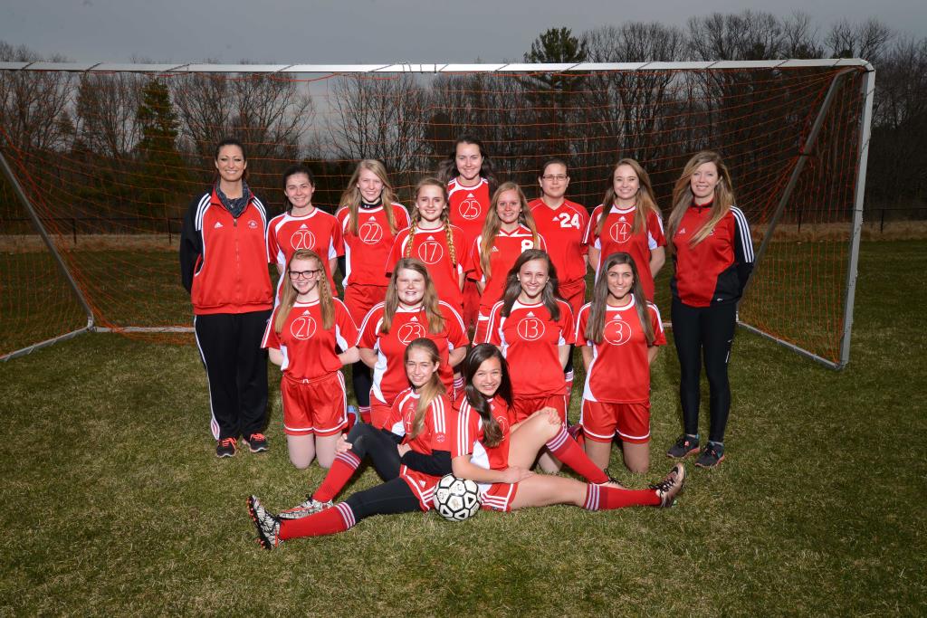 jv girls soccer team photo